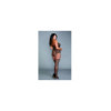 Combinaison bodystocking grande taille résille fantaisie 